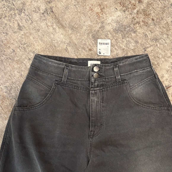 Free People Black Wide Leg Pants - Picture 2 of 8